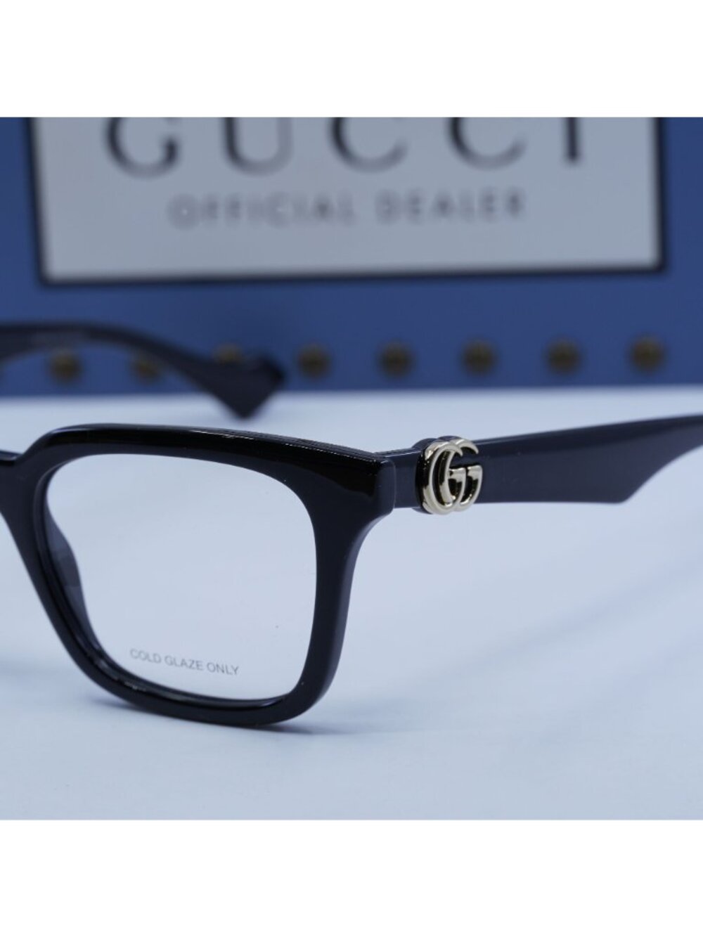 Gucci GG1728O 001 Square Eyeglasses 51mm - Black - Picture 3 of 12